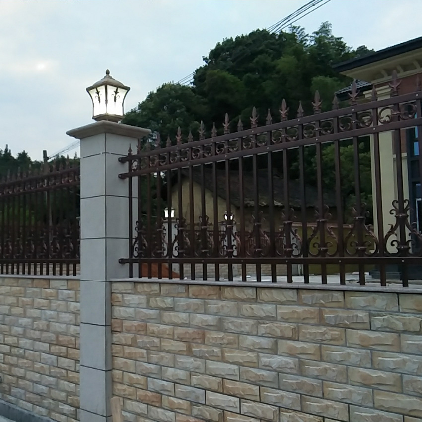 農(nóng)村別墅鋅鋼圍欄護欄真實案例