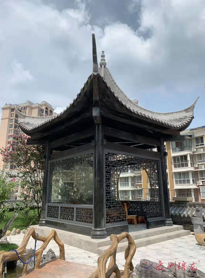 景觀亭子鋁合金窗花