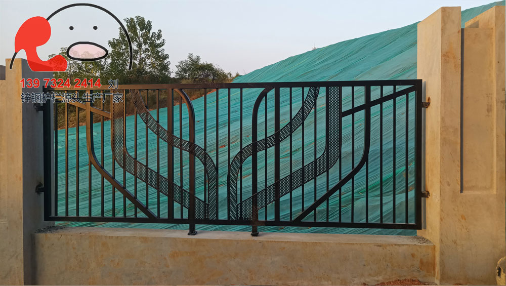 定制鋅鋼圍欄特寫實拍