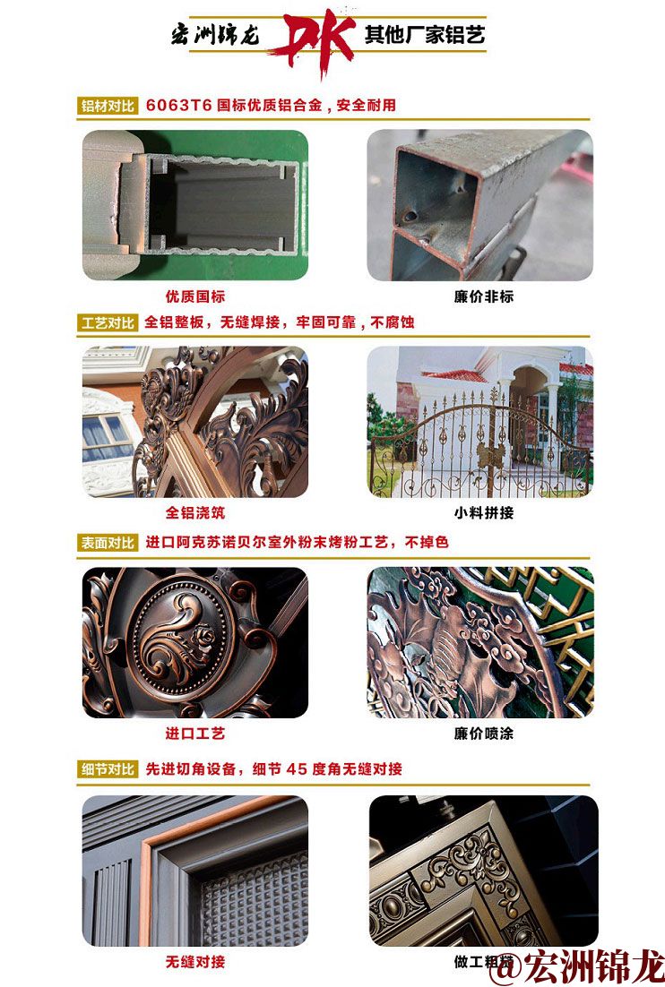 湘潭鋁藝大門供貨商總結(jié)優(yōu)點